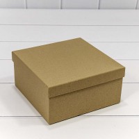 Коробки Квадратные Набор 1/3 19,5*19,5*9,5 Крафт 1/36 Арт: 720323/4