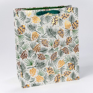 Пакет подарочный с тиснением "Новый год" (микс 554) 26*32*13 210г 1/20 1/240 Арт: 300554C