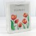 Пакет подарочный с тиснением "Flower" (микс) 18*23*10 210г 1/20 1/360 Арт: 000254E