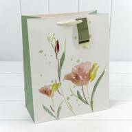 Пакет подарочный с тиснением "Цветы акварель" (микс) 26*32*10 210г 1/20 1/240 Арт: 000227C - Пакет подарочный с тиснением "Цветы акварель" (микс) 26*32*10 210г 1/20 1/240 Арт: 000227C
