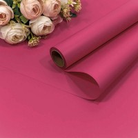 Плёнка 0,58*10м матовая "Корейская" 65мкм Малиново-розовый 1/30 Арт: 1638/2450
