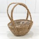 Корзина плетёная 22*13*21 (±5%) из камыша Натуральный 1/80 Арт: 420207/3