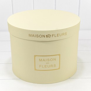 Коробки Круглые Набор 1/5 30*22,5 "Maison des Fleurs" Бежевый 1/4 Арт: 7219006/1900