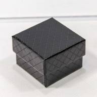 Коробка Квадратная 5,5*5,5*3,5 &quot;Ромбики&quot; Чёрный 1/24 1/360 Арт: 61255/7 - Коробка Квадратная 5,5*5,5*3,5 "Ромбики" Чёрный 1/24 1/360 Арт: 61255/7