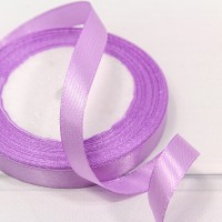 Лента Атласная Сатин 1,2см*25ярд Фиалковый 1/10 1/120 Арт: 562-12/113