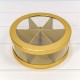 Коробка Круглая 25*10 сборная Золотой 1/14 Арт: 720890/2