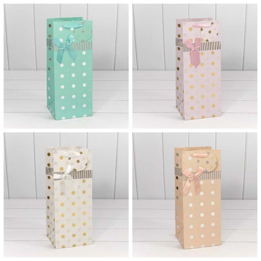 Пакет подарочный "Леди" с тиснением (микс) 14*35*14 230г 1/20 1/240 Арт: 000154M