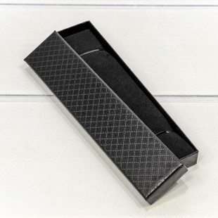 Коробка Прямоугольная 20*4,5*2,7 "Ромбики" Чёрный 1/12 1/240 Арт: 612204/7