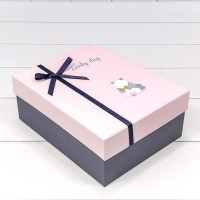 Коробки Прямоугольные Набор 1/3 25,5*20,5*10,5 с бантиком и хвостиком "Lucky day" 1/30 Арт: 720663/10