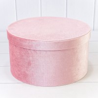 Коробки Круглые Набор 1/3 29,7*16 "Бархат" Розовый 1/6 Арт: 720912/2