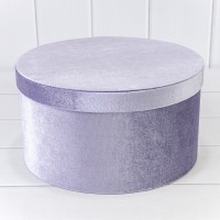 Коробки Круглые Набор 1/3 29,7*16 "Бархат" Сиреневый 1/6 Арт: 720912/5