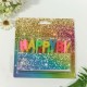 Свеча для торта набор Буквы "Happy Birthday" 1/12 1/360 Арт: 20010-35