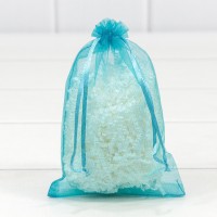 Мешочки из органзы 11*16 Бирюзовый 1/100 1/5000 Арт: 000801-12H