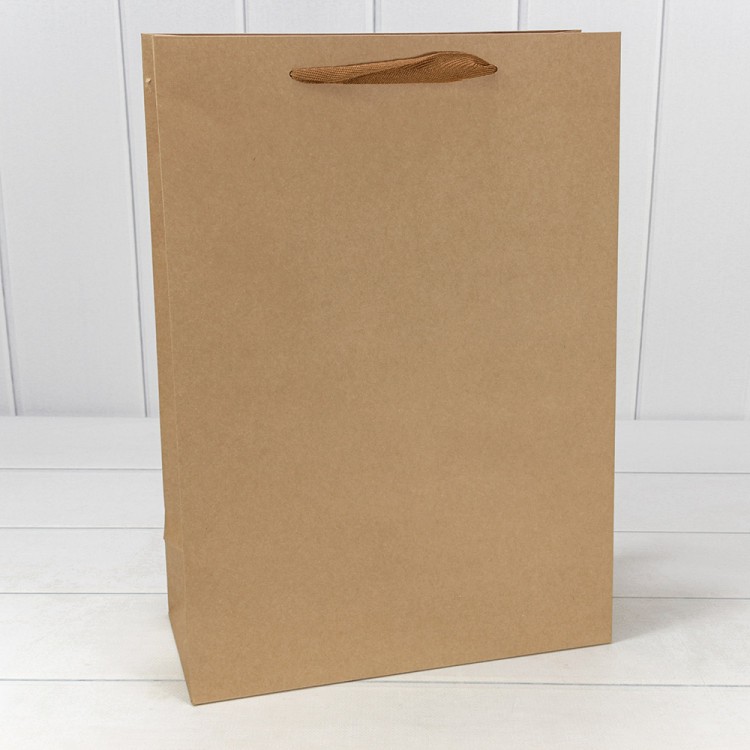 Пакет подарочный Крафт "Люкс" 32*45*14 210г 1/20 1/80 Арт: 000221A