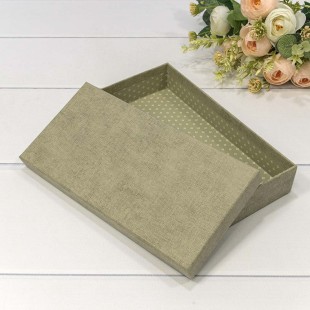 Коробка Прямоугольная 24*12*4 под кошелек Серый 1/120 Арт: 720310/8