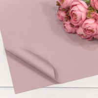 Плёнка в листах 55*55 (20 шт.) матовая "Корейская" 65мкм Розовый-705 1/60 Арт: 1698/705