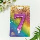 Свеча для торта Цифра 7 