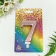 Свеча для торта Цифра 7 